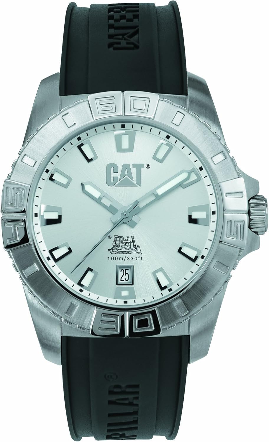 Caterpillar Men's Active One Watch YF 141 21 222 Stainless Steel With