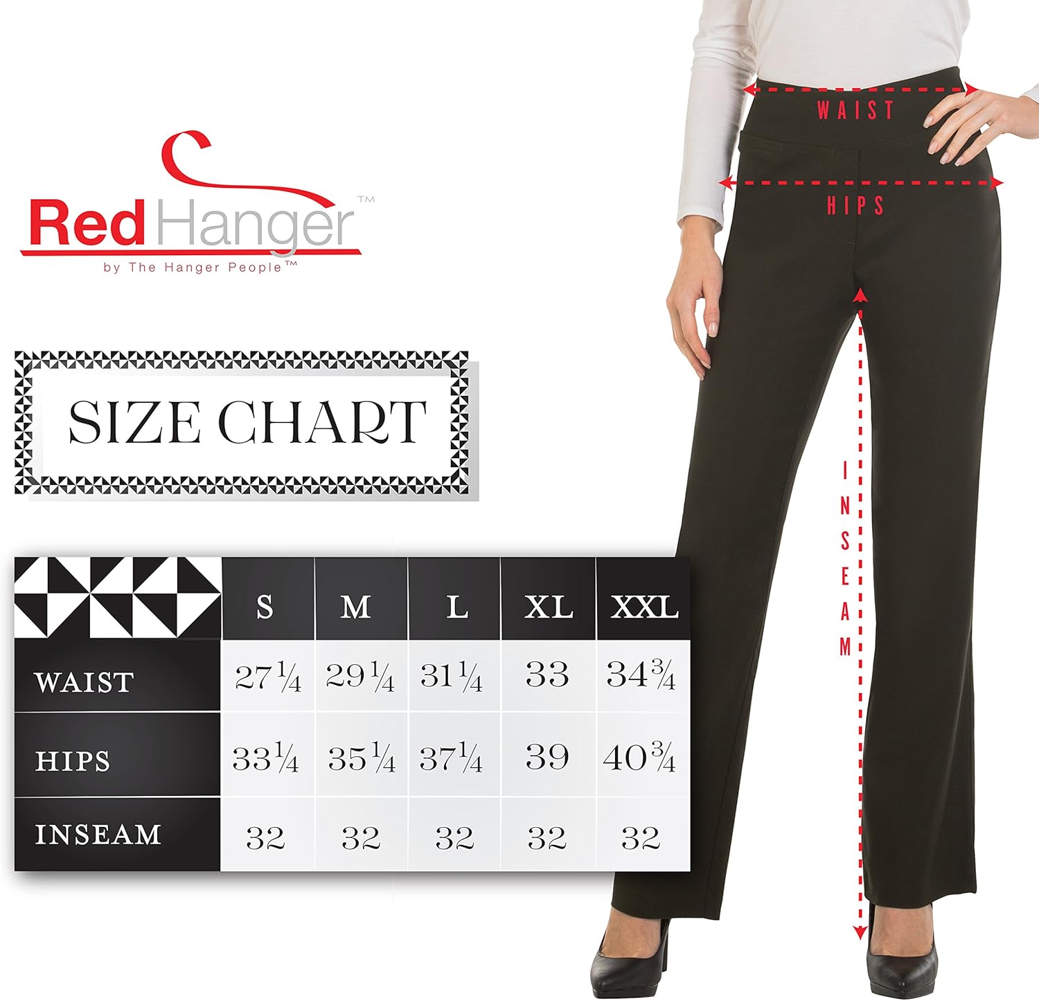red hanger bootcut dress pants