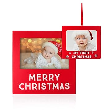 baby's first christmas frame
