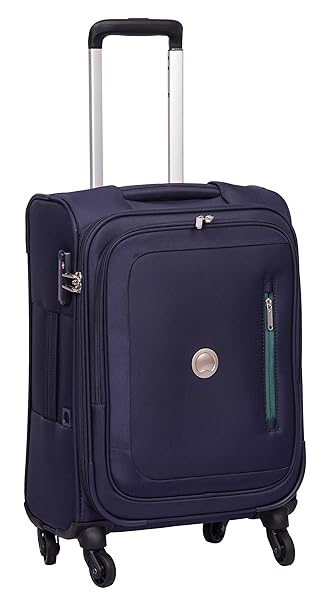 Delsey Oural Polyester 68 Cm 4 Wheels Navy Medium Soft Suitcase