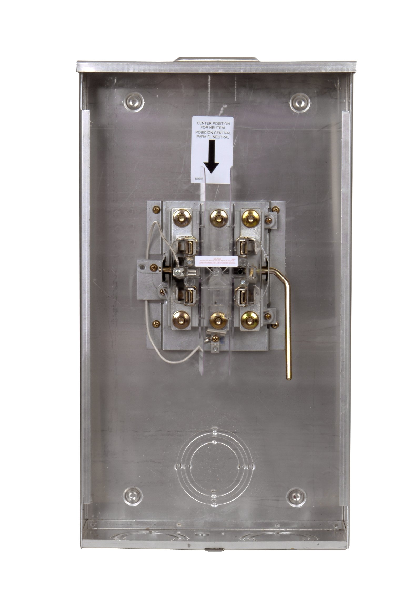 Talon 4110502FL 5 Jaw Meter Socket with Ringless Cover Lever Bypass