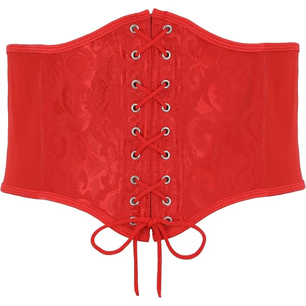 Elastic corset belt, Women Elastic Corset Waist Leather belt  display picture 3