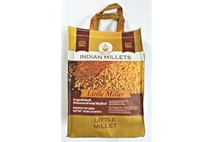 SHASTHA FOODS Shastha Little Millet (Samai)- 10 Lbs (Pack of 1) - Processed, Unpolished and Hulled