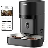 PETLIBRO Automatic Cat Feeder for 2 Cats, AI Recognition Camera Intake Log | Precise Portion Control with Scales | Smart Refill | Dual Bowl | App-Controlled WiFi Dispenser | 1080P Camera| 5L Granary 2