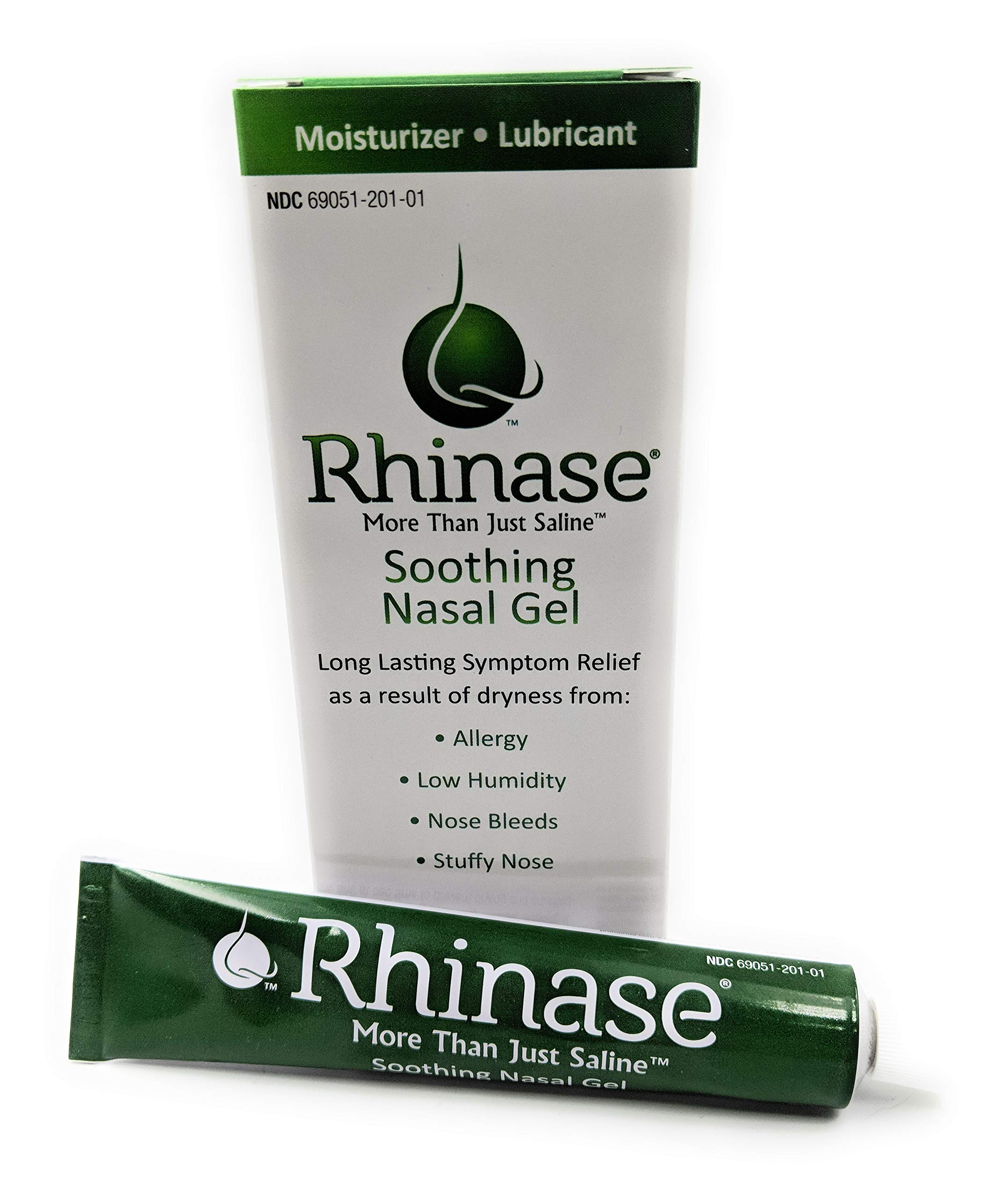 Rhinase Allergy Relief Lubricating Nasal Gel Steroid Free, Dual