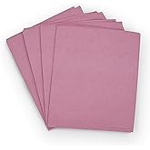 Avalon Single-Use Medical Patient Drape Sheets, Mauve, 40” x 48” (Pack of 100) ― 2-Ply Tissue ― Pebble Embossed ― Latex-Free Medical Supplies ― Tattoo Supplies (234)