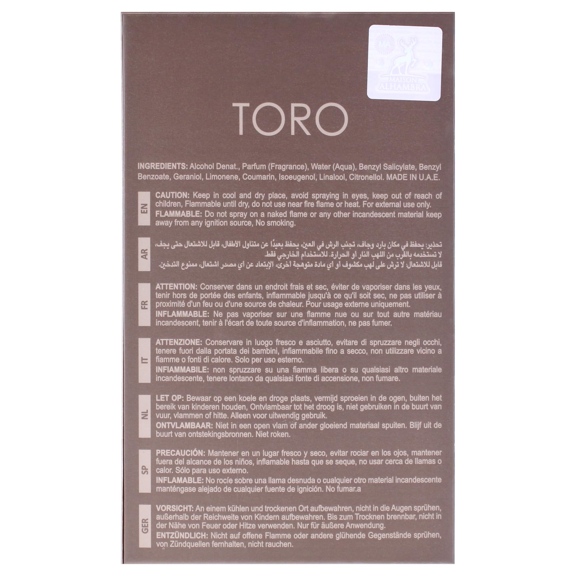 TORO Pour Homme - 100 ML 7