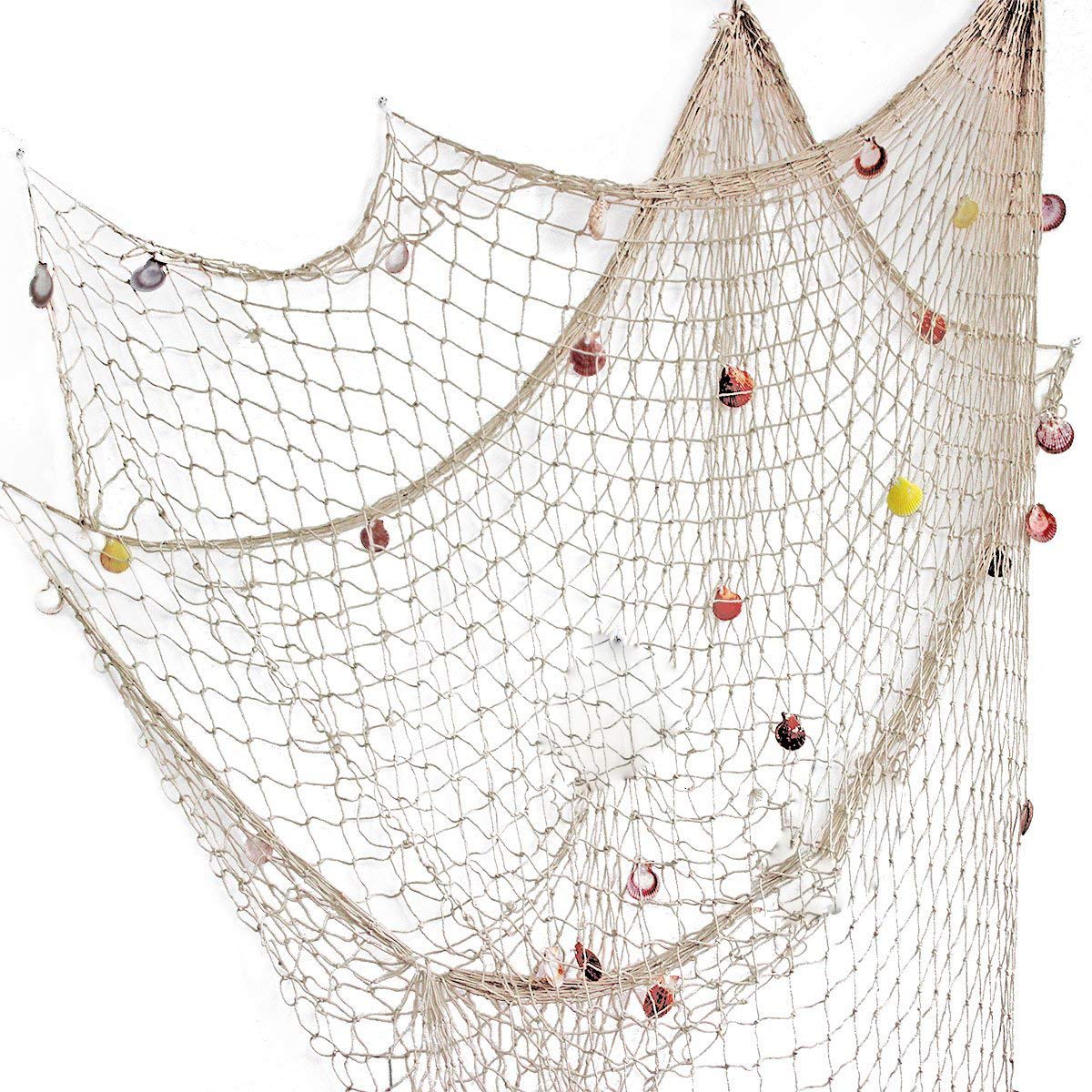 Galleon Yoayo Decorative Fishing Net Sea Theme Nautical Fish