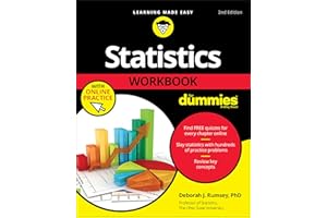 Statistics Workbook For Dummies with Online Practice