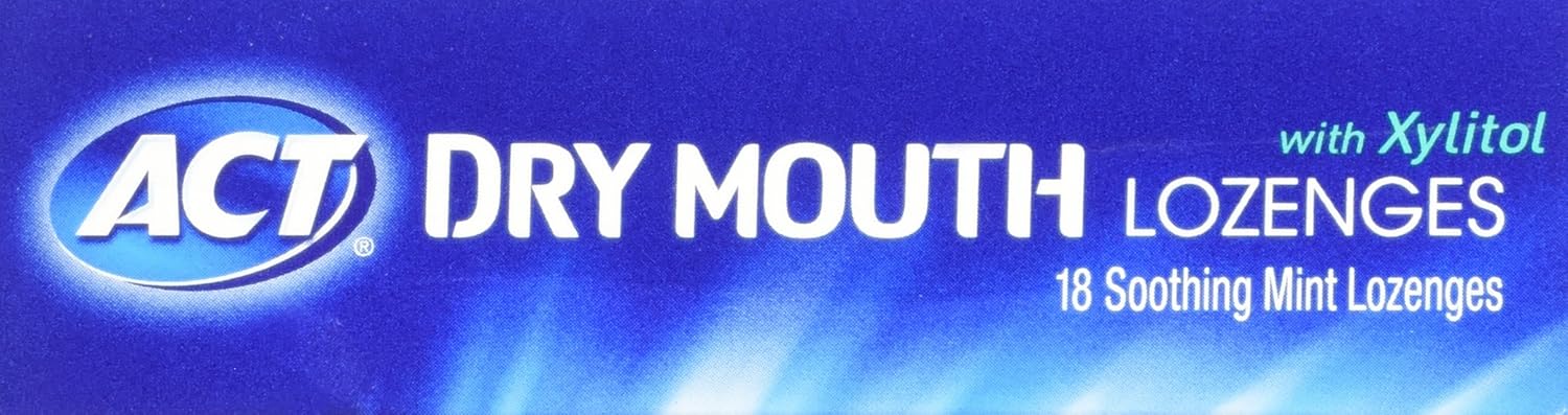 Act Dry Mouth Mint Lozeng Size 18ct: Health & Personal Care