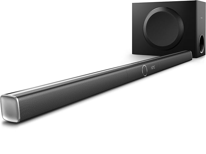 Philips HTL5160B/12 3.1 Streaming-Soundbar (Bluetooth/NFC, Spotify Connect, Audio GoogleCast , WiFi) schwarz