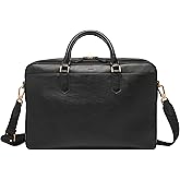 Fossil Men's Asher Leather Messenger Laptop Bag