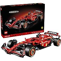 LEGO Technic Ferrari SF-24 F1 Model Car Kit - Building Set for Adults, Ages 18+ with Realistic Features - Gift for Birthdays