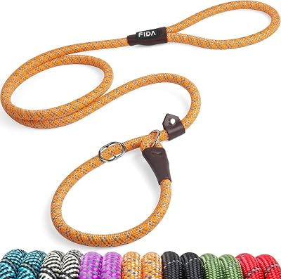Fida Slip-on Dog Lead 1.8m Reflective Training No Collar Required