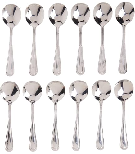 Update King Edward Bouillon Spoons - 18/8 Stainless Steel, Set Of ?? (NEW)