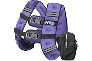 Weighted Vest for Women Men BeatBoost 5 10 15 20 25 30 lb Weight Vest with Ironsand for Walking Strength Training Running Workout