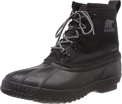 sorel short black boots