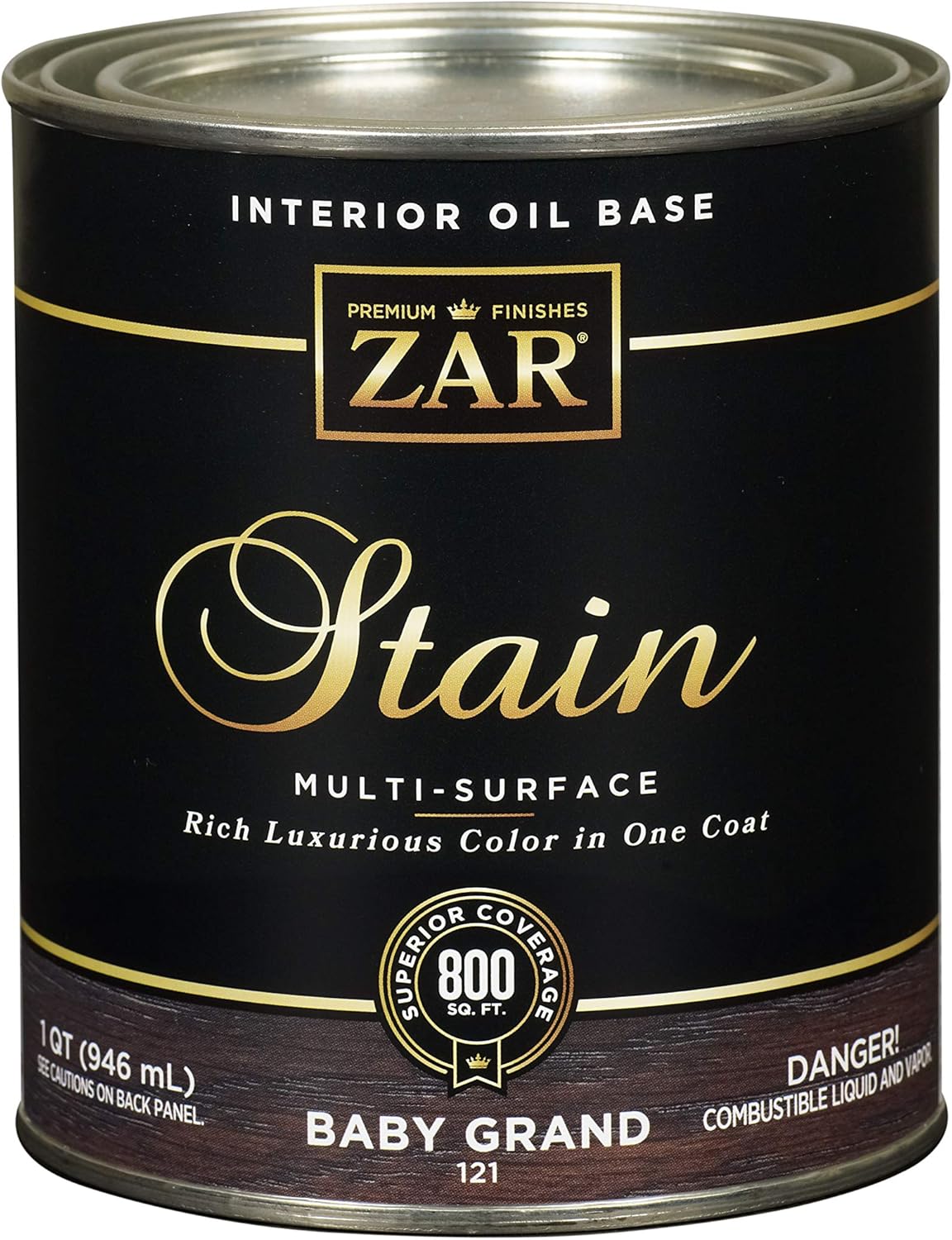 Zar 12112 Onyx Wood Stain, Black, Stain Amazon Canada