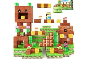 Soyee Magnetic Blocks Building Toys - Build Mine Magnet World Set Toddler Kids Sensory Toys for Boys & Girls Ages 3-5 5-7 8-12, 1'' Magnetic Cubes Game for Boys