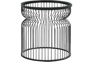 COASTER FINE FURNITURE Coaster Home Furnishings - Granvia - Metal Dining Table Base - Round Pedestal Cage-Style Design with Geometric Shape - Contemporary - Dining Room - Gunmetal - 193511