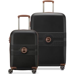 DELSEY PARIS Flanerie SE - 2-Piece set Carry On and 28 Inch Luggage - 360° Dual Spinner Wheels - TSA Lock - Lightweight Polyc