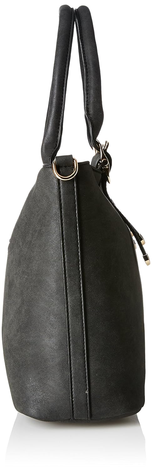 caprese helly women's satchel (black)