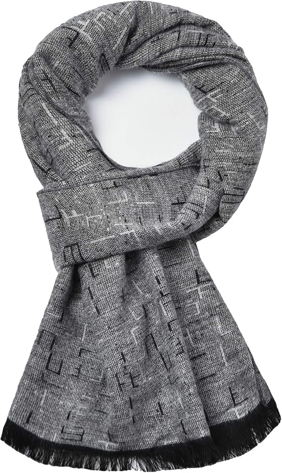 Cold Weather Scarves Thick Cashmere Scarf For Men Warm Soft Wool Scarf