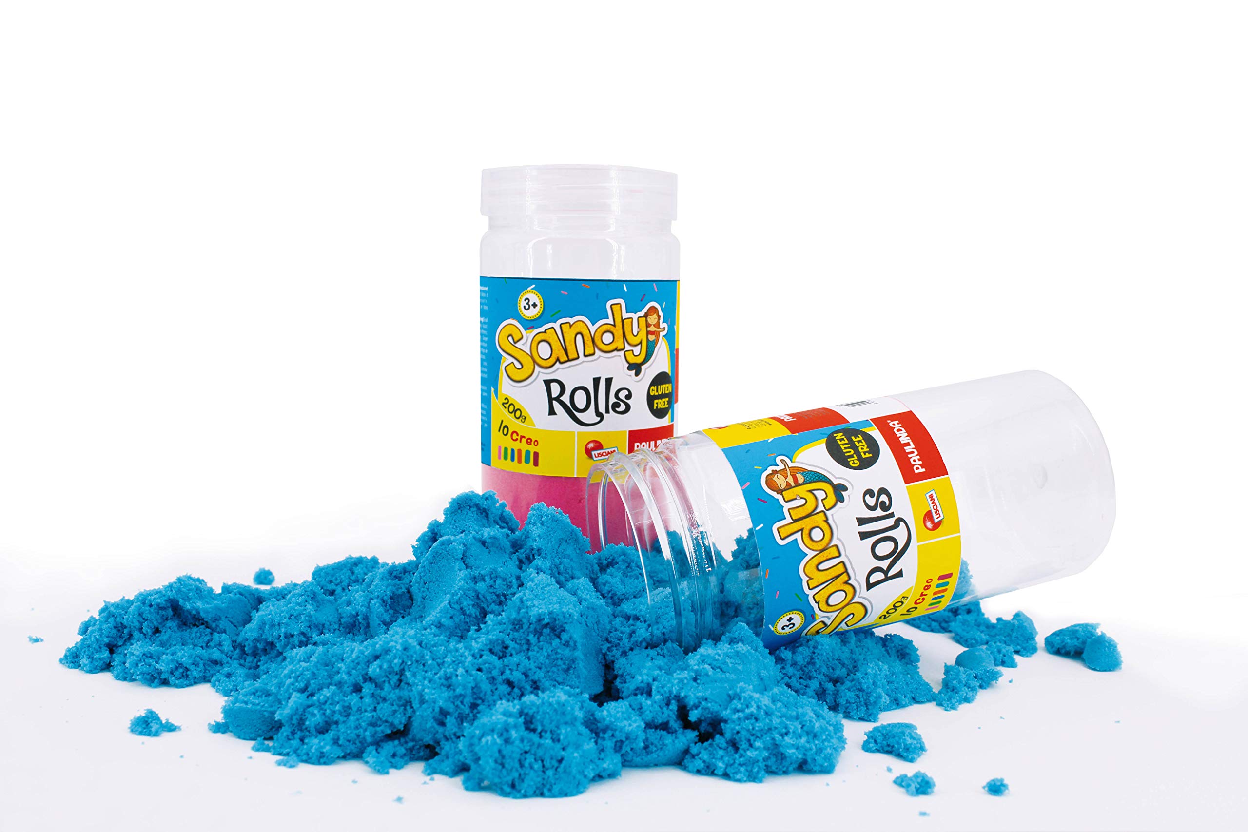 Lisciani - Sandy Rolls 200 g Magic Sand - Creative Game for Children from 3 Years