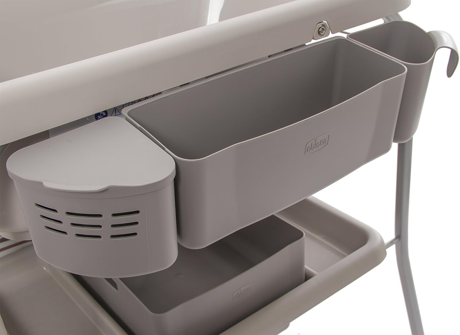 Chicco Cuddle Bubble Comfort Table A Langer Et Baignoire Bebe Argent Amazon Fr Bebes Puericulture