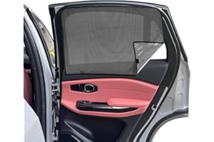 car Window Shade for Baby, Fetanten Back Seat Car Window Shades for Side Window with Magnetic Protection from Sun Heat and UV for Privacy Blackout (2 PCS)