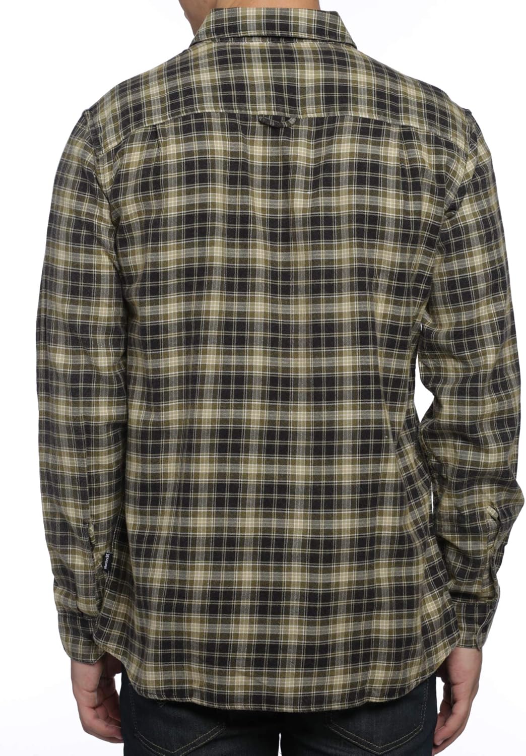 Hurley Men's Ranger Long Sleeve Plaid Woven Shirt: Clothing