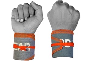 WOD Wear Wrist Wraps for Powerlifting, Strength Training, Bodybuilding, Cross Training, Olympic Weightlifting, Yoga Support - One Size Fits All