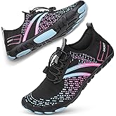 ATHMILE Hiking Barefoot Water Shoes for Women Men Beach Swim Aqua Pool River Quick Dry Athletic Wide Toe Outdoor Sport Kayaking Boating Rock Climbing Yoga Lake
