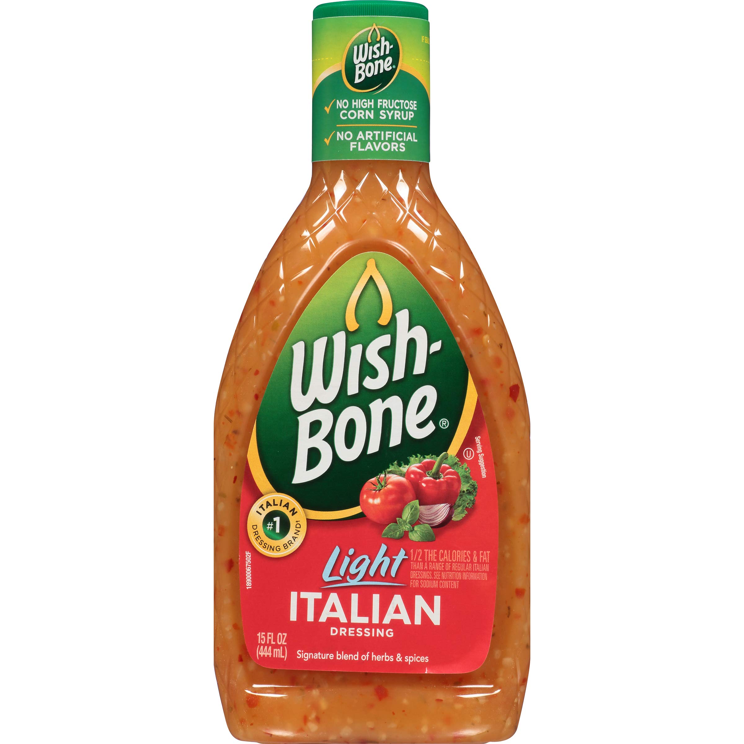 WishBone Salad Dressing, Robusto Italian, 15 Ounce