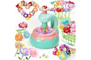 EUCLIDEAN CUBE Flower Bouquet Making Kit, DIY Flower Bouquets Craft Toys for Kids, Arts & Crafts Educational Activity Set for Girls Toddler, Christmas Birthday Gift for 4 5 6 7 8+ Year Old Girls and Boys