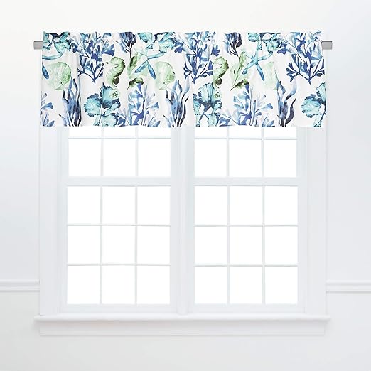 Amazon Com C F Home Bluewater Bay Valance Ocean Nautical