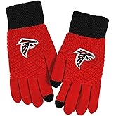 Littlearth NFL Waffle Knit Glove – Embroidered Team Logo, Touchscreen Compatible, One Size Fits Most – Officially Licensed