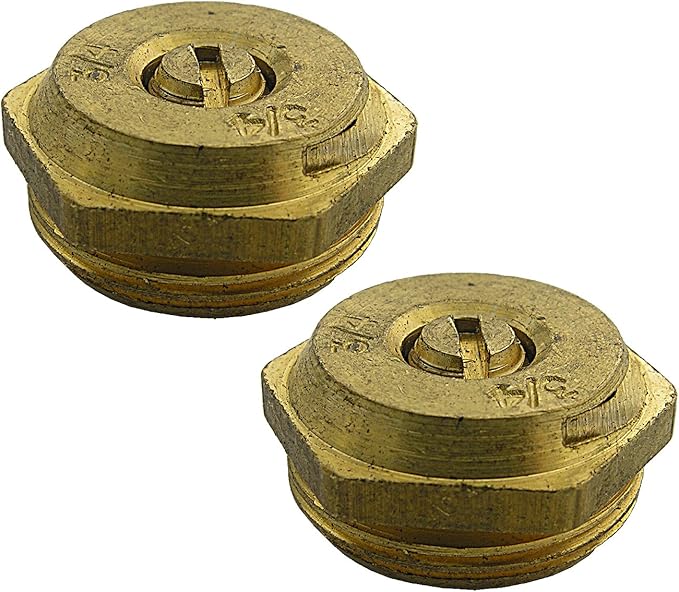 LASCO 152291 Champion Brand Brass Sprinkler Head Inserts, Three Quarter Circle, 15