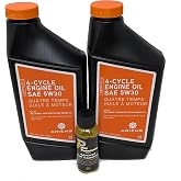Ariens SAE 5W-30 Snow Thrower Engine Oil Quart (2-Pack) and Fuel Treatment