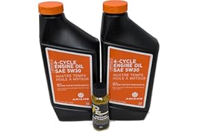 Ariens 000676 SAE 5W-30 Sno-Thro Engine Oil Quart (2-Pack) and Fuel Treatment
