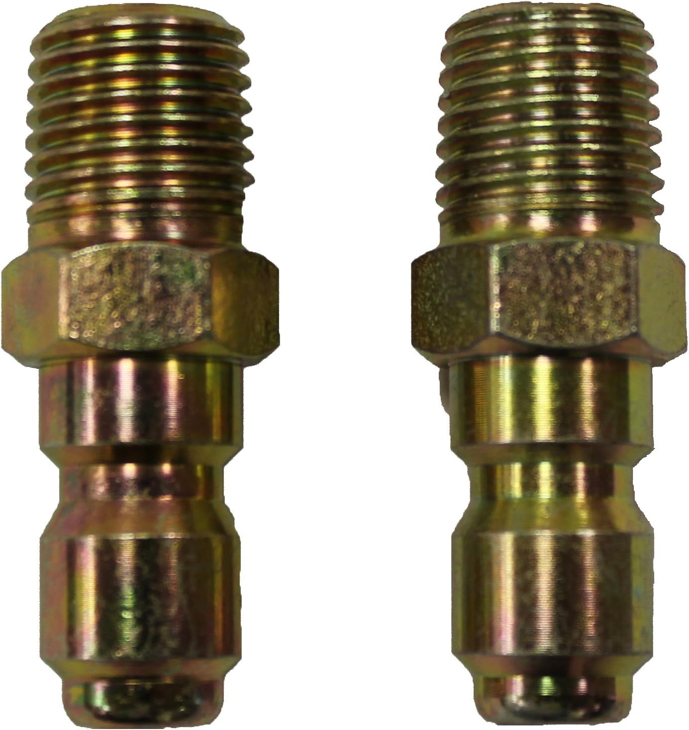 Shark Pressure Washers 89222190 Male Coupler Plug, 1/4-Inch, 2-Pack