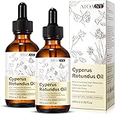 Cyperus Rotundus Oil ,2 Pack Natural Cyperus Essential Oil for Face, Skin & Hair,On-the-go, perfect for travel to maintain sm