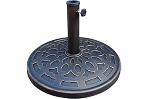 Bond Manufacturing 63138 14kg Envirostone Umbrella Base, 14-kg, Antique Bronze