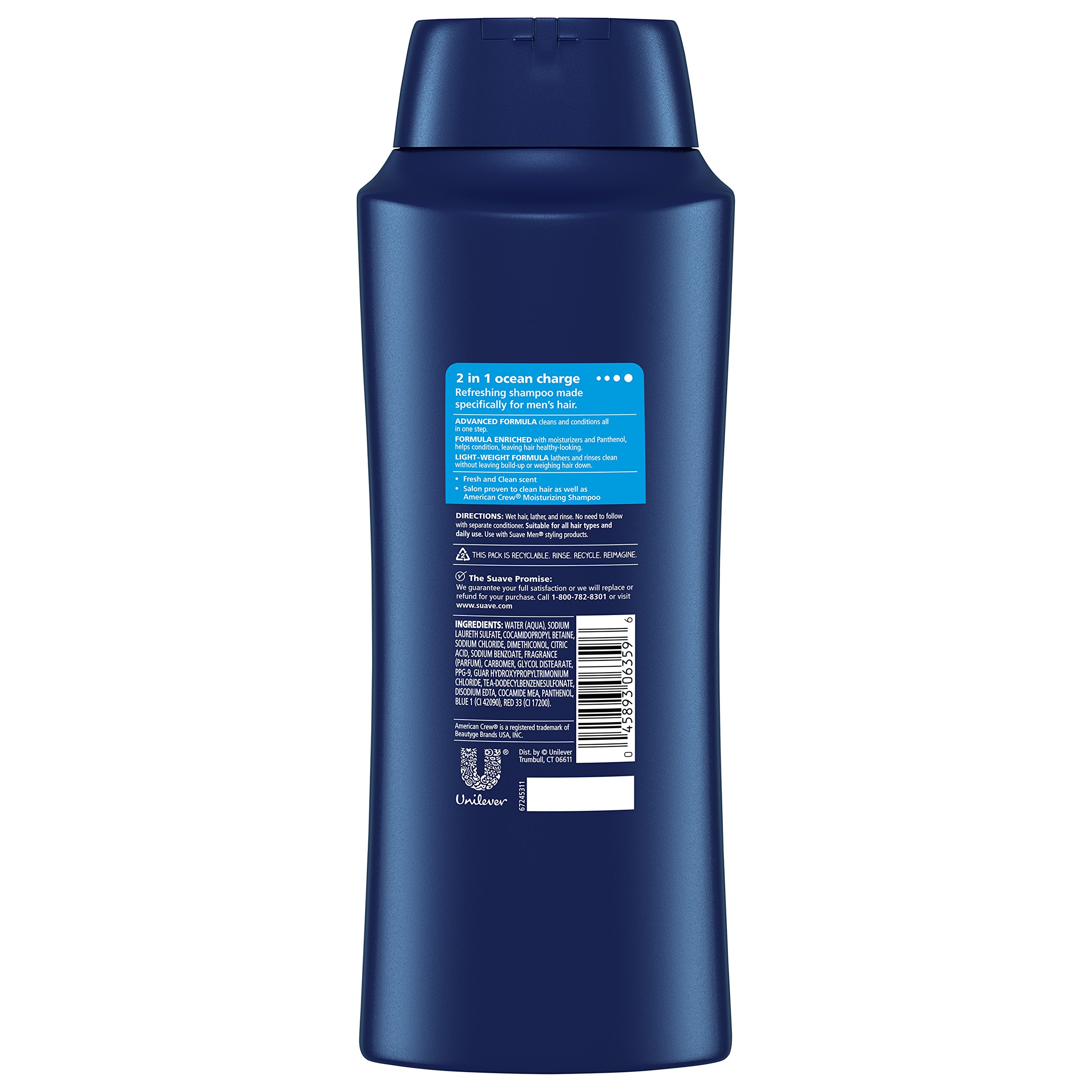 Suave 2 in 1 Shampoo and Conditioner, Ocean Charge, 28 oz Buy Online