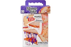 Slime Life PB&J with Chips DIY Slime Kit - Unboxing Ingredients to Make, Smash, and Stretch Your Food Slime, Ages 8+