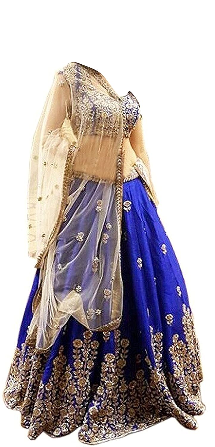 shoryam womens lehenga choli (shoryam 01_blue free size)