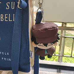 CALEMBOU Anime Plush Keychain, 4" Cute Chibi Ranpo