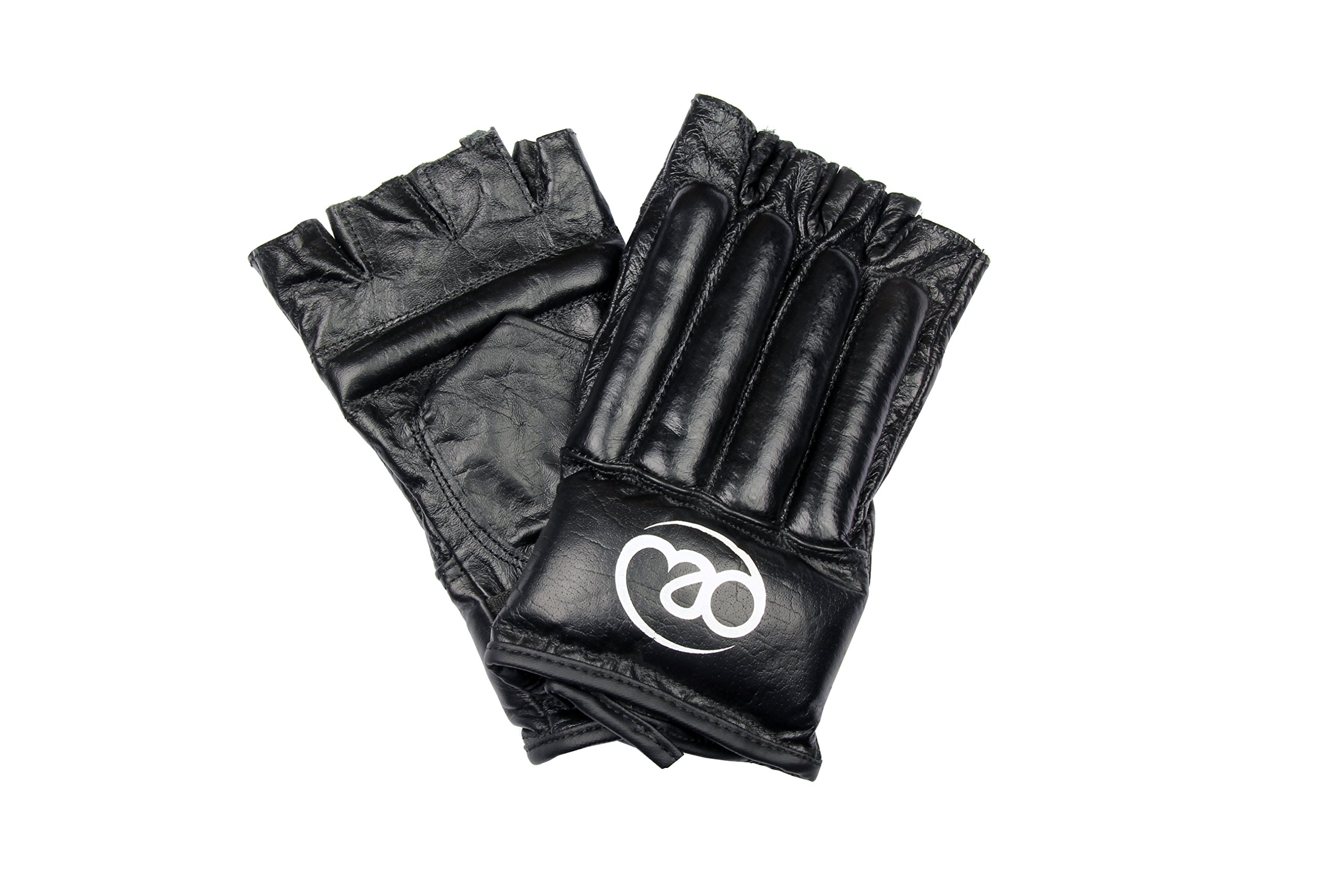 Fitness Mad Fingerless Leather Bag Mitt (Medium)