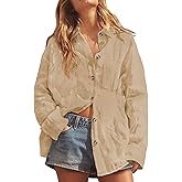Dookttker Women's Cotton Linen Button Down Shirt V Neck Roll Up Long Sleeve Collared Blouse Loose Fit Casual Work Tops