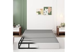 TROZULER 9 Inch Box Spring for Queen Bed, Heavy Duty Metal Mattress Foundation, 3000 lbs Capacity, High Profile, Noise-Free, Easy Assembly with Fabric Cover